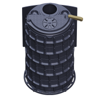 Чугунная печь для бани Авангард ЗК 35 (П2) Pro